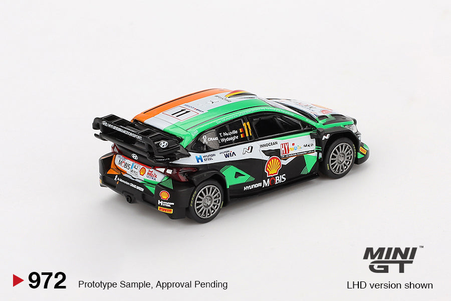 Mini GT 972 : Hyundai i20 N Rally1 #11 2023 Rally Croatia Power Stage Winner (BOX)