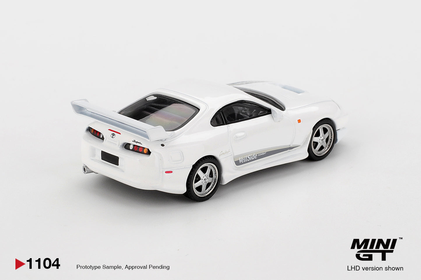 MINI GT 1104 Toyota Supra VeilSide Combat V-I White