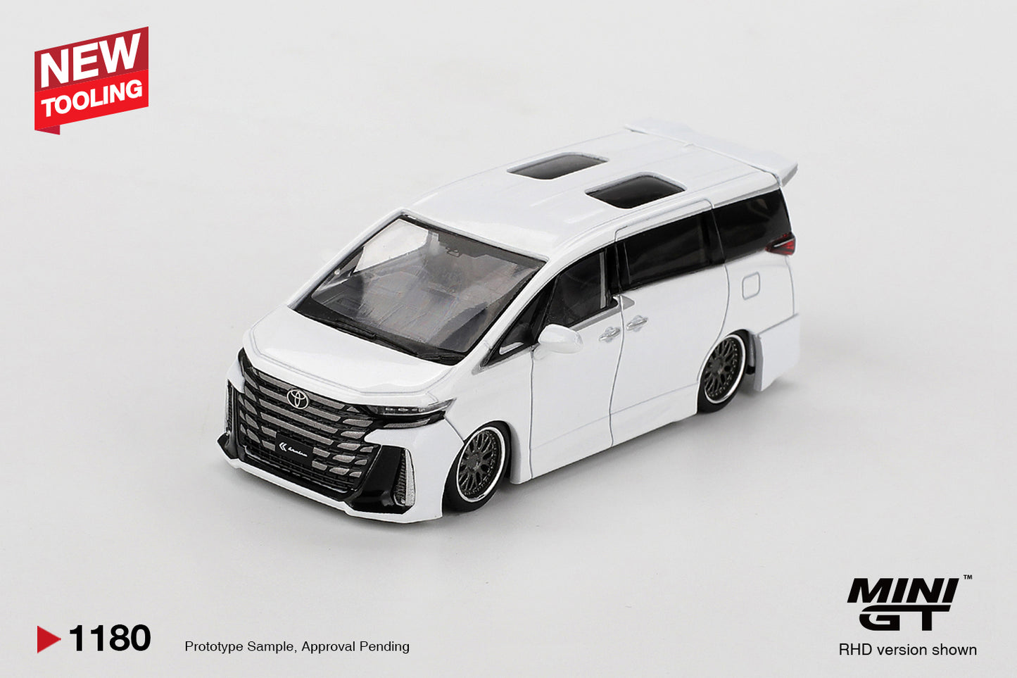 MINI GT 1180 Toyota Vellfire 40 KUHL White