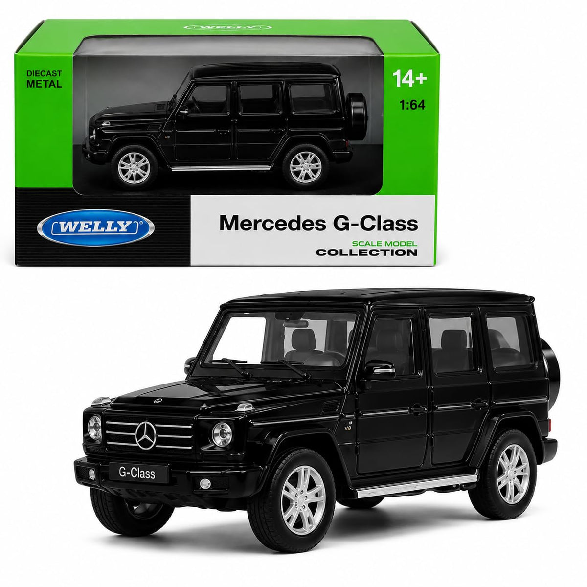 Welly Mercedes-Benz G-Class Black Die-Cast Metal Model Car