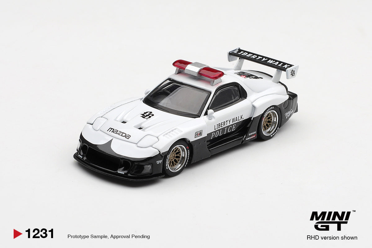 MINI GT 1231 BLISTER MAZDA RX-7 LB-Super Silhouette Police