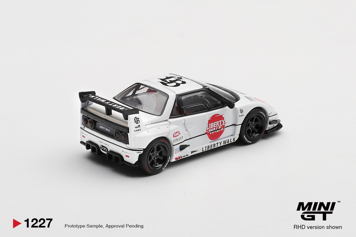 MINI GT 1227 Mazda AZ-1 Liberty Walk LB40 LB-Hinomaru