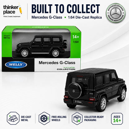 Welly Mercedes-Benz G-Class Black Die-Cast Metal Model Car