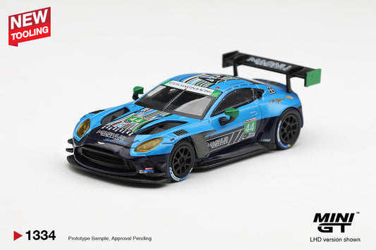 PRE ORDER* BLISTER MINI GT 1334 Aston Martin GT3 #44 Magnus racing