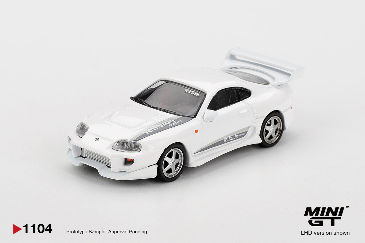 MINI GT 1104 Toyota Supra VeilSide Combat V-I White