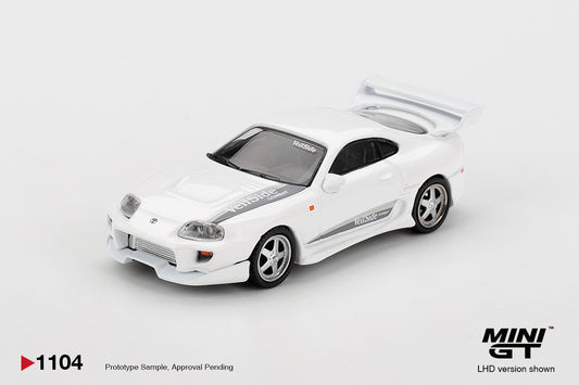 MINI GT 1104 Toyota Supra VeilSide Combat V-I White