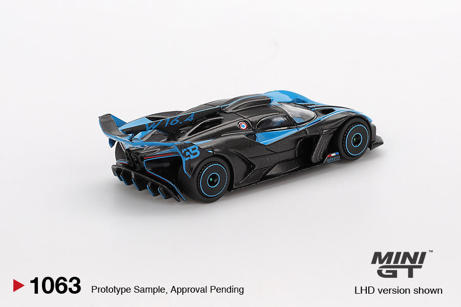 MINI GT 1063 BUGATI BOLIDE PRESENTATION