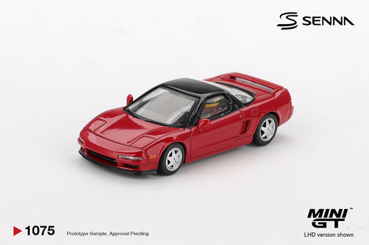 BLISTER MINI GT 1075 Honda NS-X Prototype Midship Sports 1989 Ayrton Senna w/ Figure