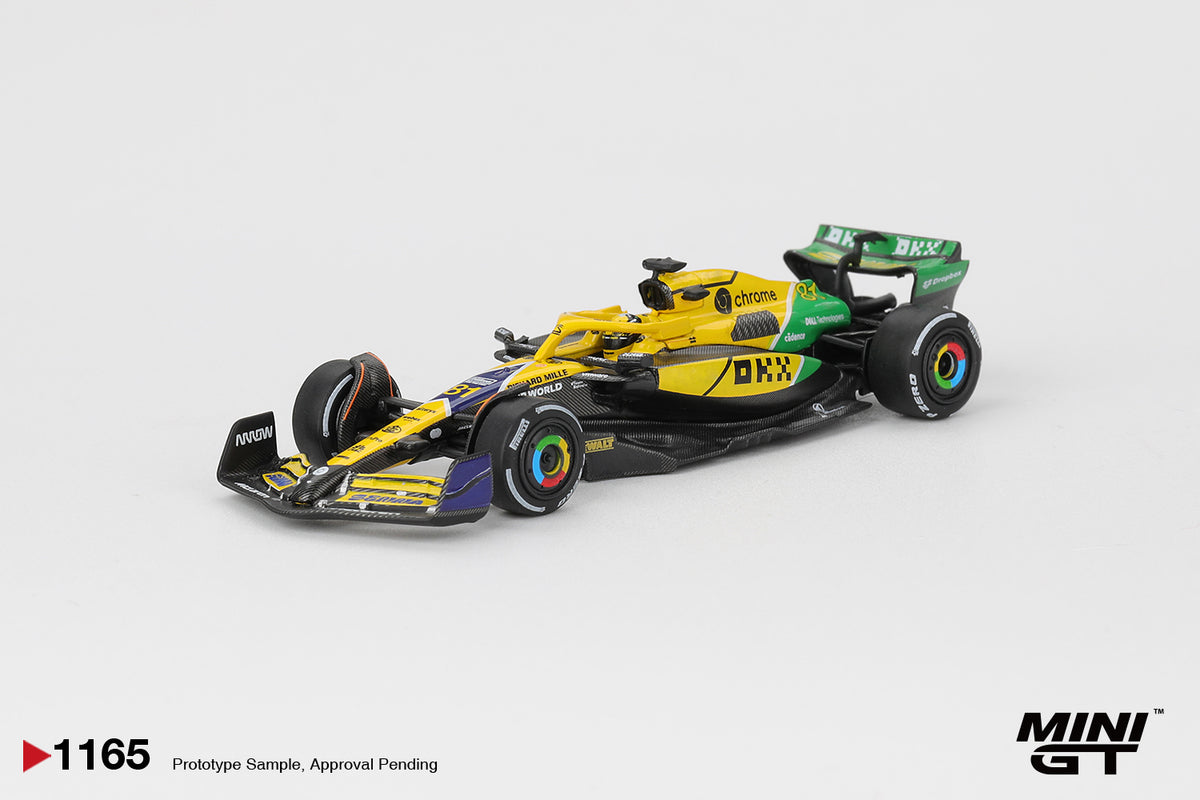 MINI GT 1165 McLaren MCL38 #81 Oscar Piastri 2024 F1 Monaco GP 2nd Place
