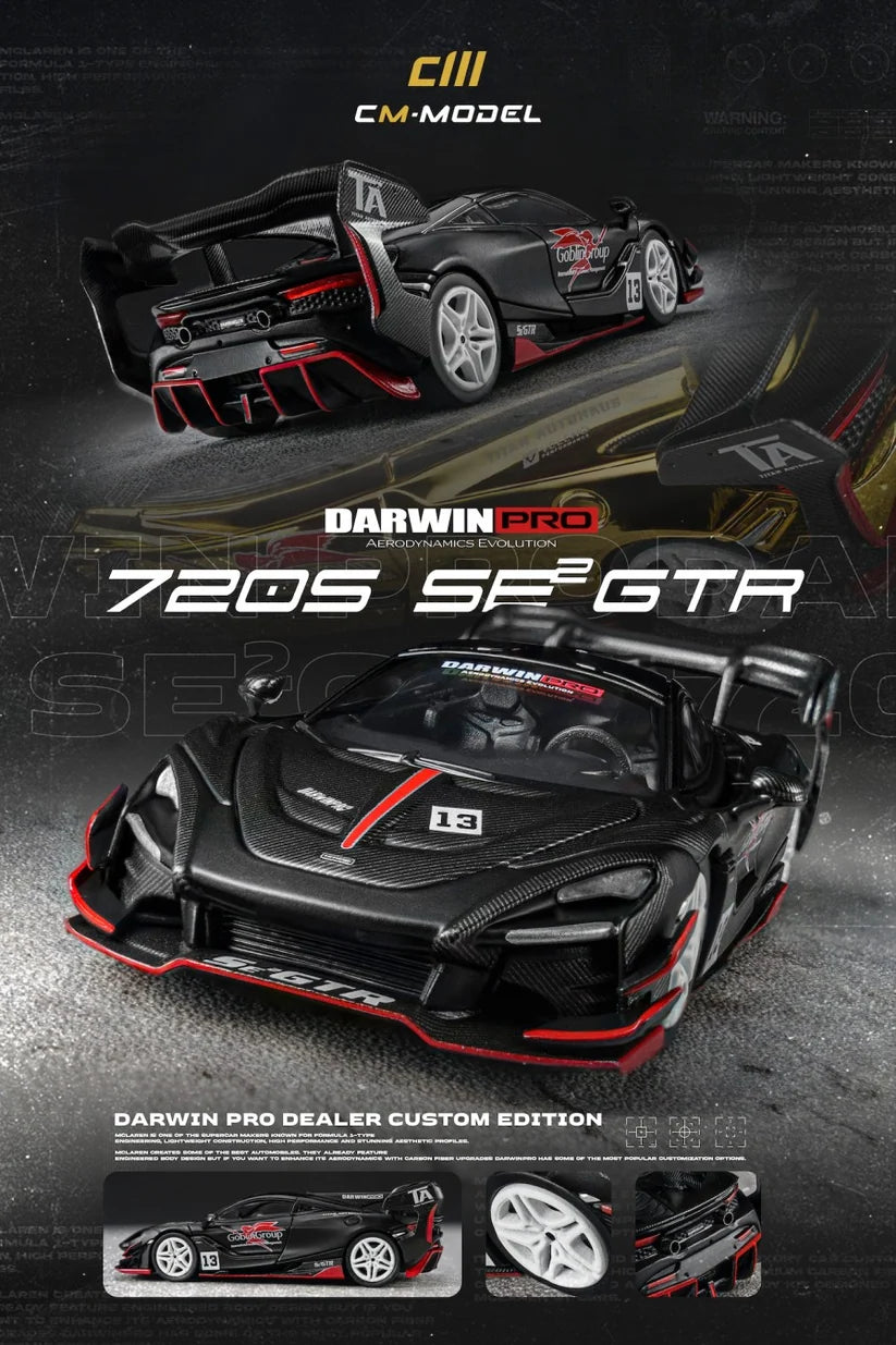 *PREORDER* CM MODEL DarwinPro 720SeGTR Matt Black Special limited edition