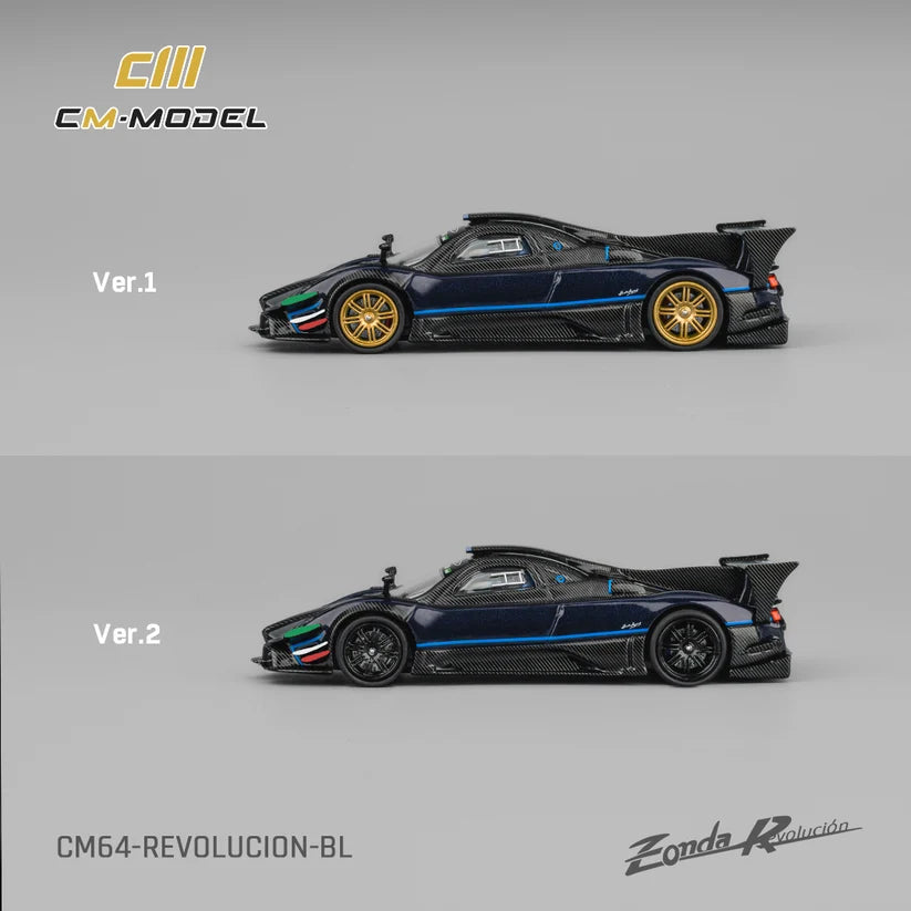CM Model Pagani Zonda Revlucion Metallic Blue