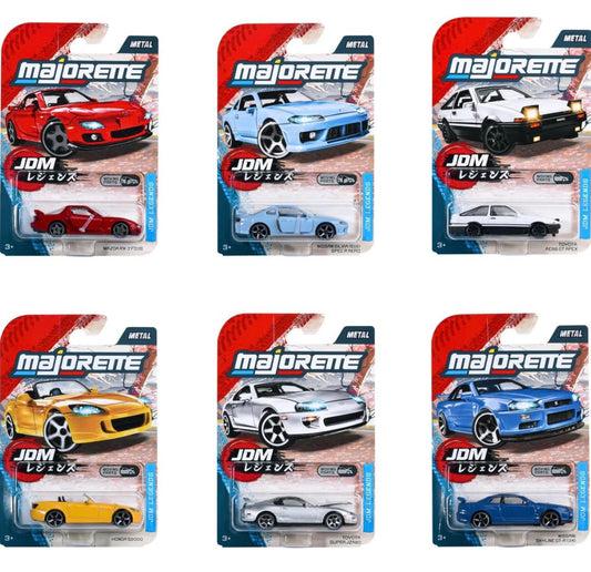 Majorette JDM Legends (Set of 6 cars)
