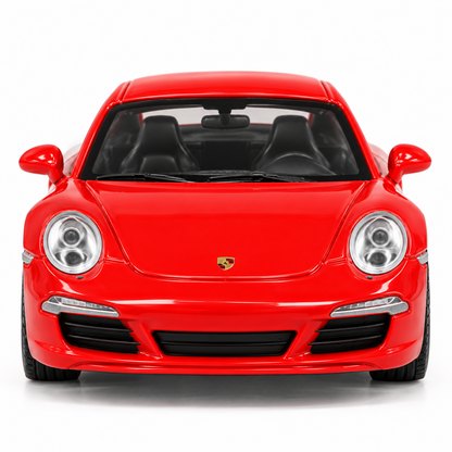 Welly Porsche 911 Carrera S Red Die-Cast Metal Model Car