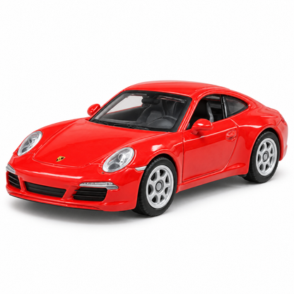 Welly Porsche 911 Carrera S Red Die-Cast Metal Model Car