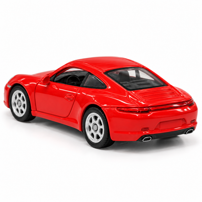 Welly Porsche 911 Carrera S Red Die-Cast Metal Model Car