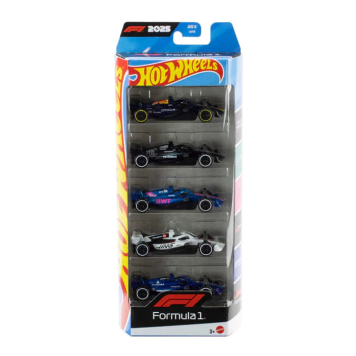 Combo of two: UNO Cards(159) + Hot wheels Formula F1 2025 Official Set of 5 (899)