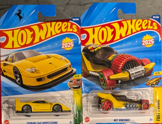 Hotwheels Ferrari F40 Competizione Combo of 4 Cars