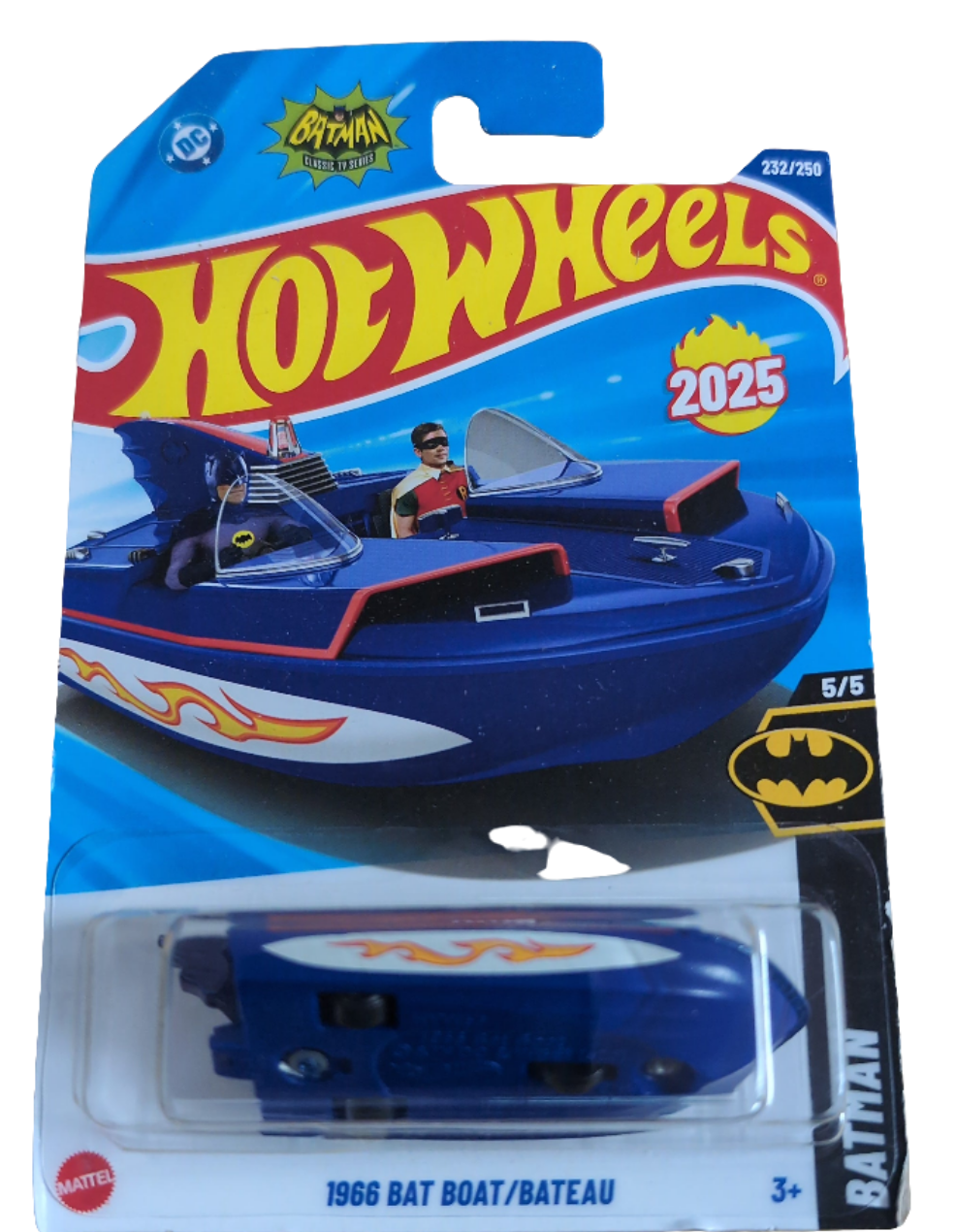 Imported Hot Wheels 1966 Bat Boat/Bateau