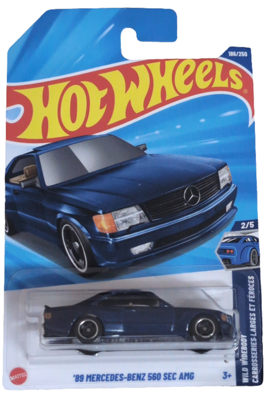 Hot Wheels 89 Mercedes- Benz 560 SEC AMG Combo of 3 cars