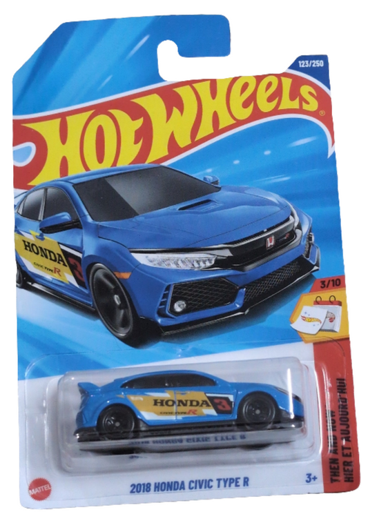 Hotwheels 2018 Honda Civic Type R Combo of 2 cars