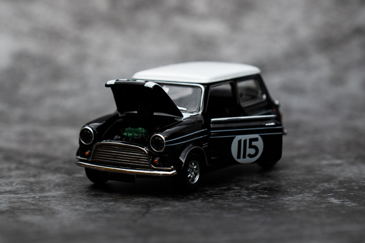 Tiny City Model Car Mini Cooper Black (115)