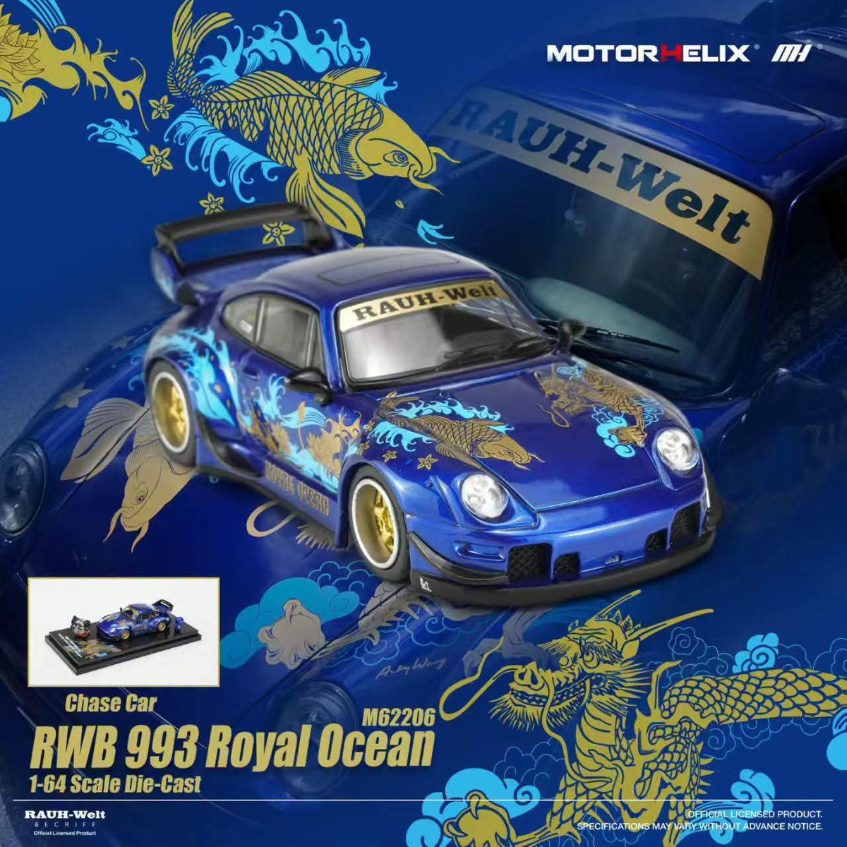 *PREORDER* Motorhelix - RWB 993 Royal Ocean