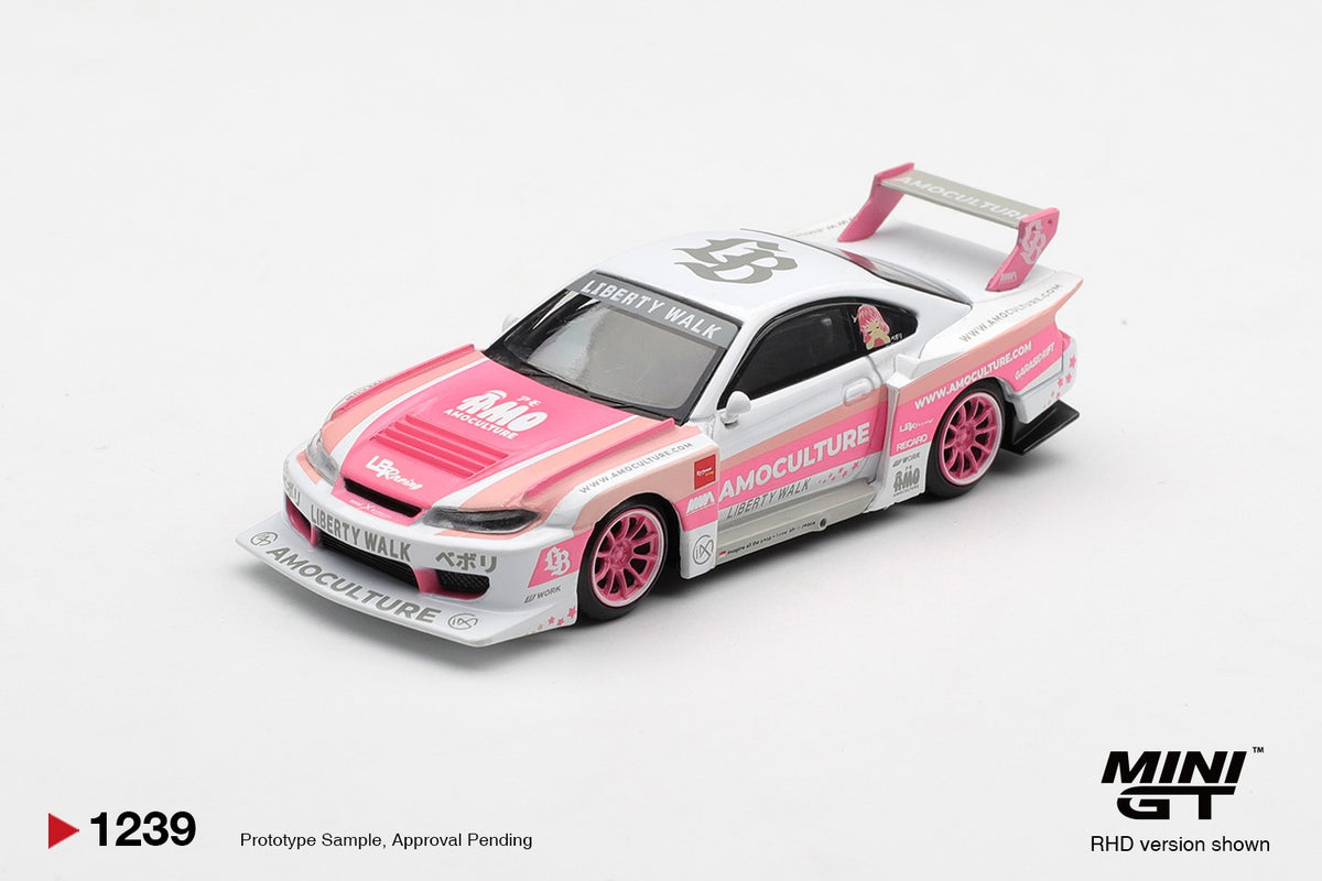 MINI GT 1239 NISSAN SILVIA S15 LBSUPER SILHOUETTE AMOCULTURE