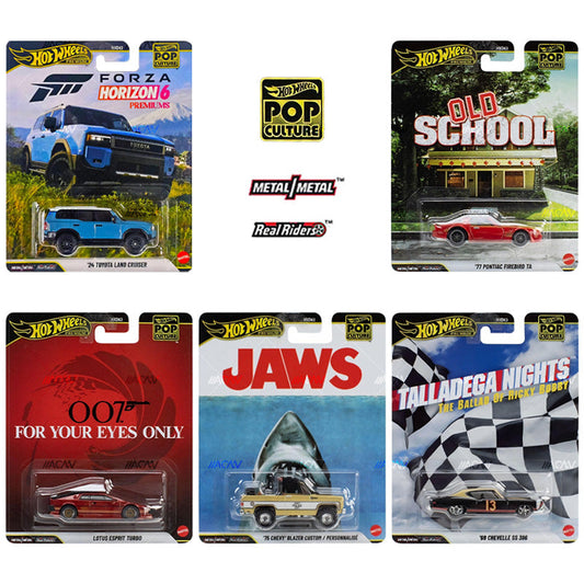 Hot Wheels Pop Culture 2026 Mix 6T + One mainline car