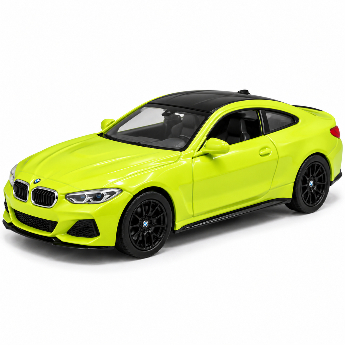 Welly BMW 4 Series Coupe Lime Green Die-Cast Model Car