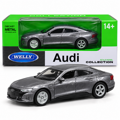 Welly Audi RS e-tron GT Dark Metallic Gray Die-Cast Metal Model Car