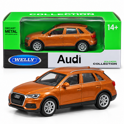 Welly Audi 2013 Q3 Metallic Orange Die-Cast Metal Model Car