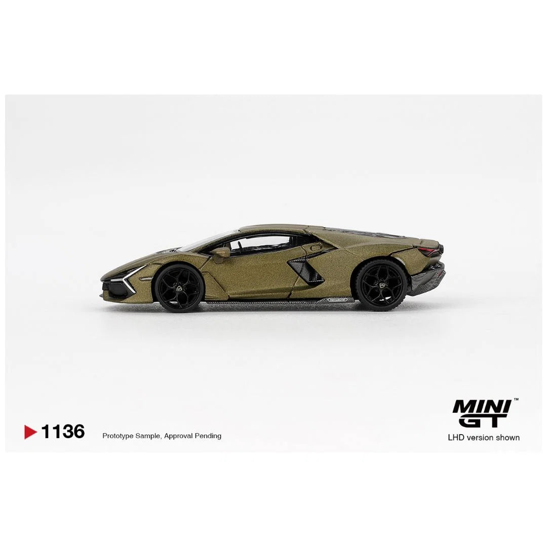 MINI GT 1136 Lamborghini Revuelto Verde Gea Matte