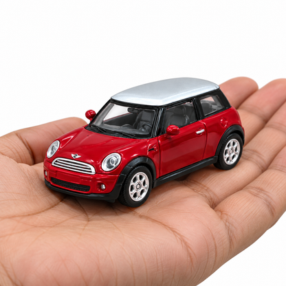 Welly Mini Cooper Red Die-Cast Metal Model Car
