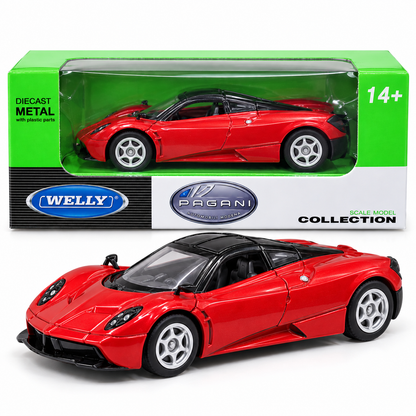 Welly Pagani Huayra Dark Metallic Red Die-Cast Metal Model Car