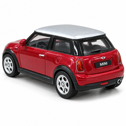 Welly Mini Cooper Red Die-Cast Metal Model Car