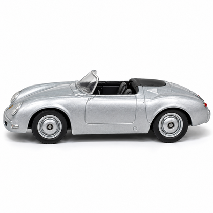 Welly Porsche 356 Speedster Silver Die-Cast Model Car