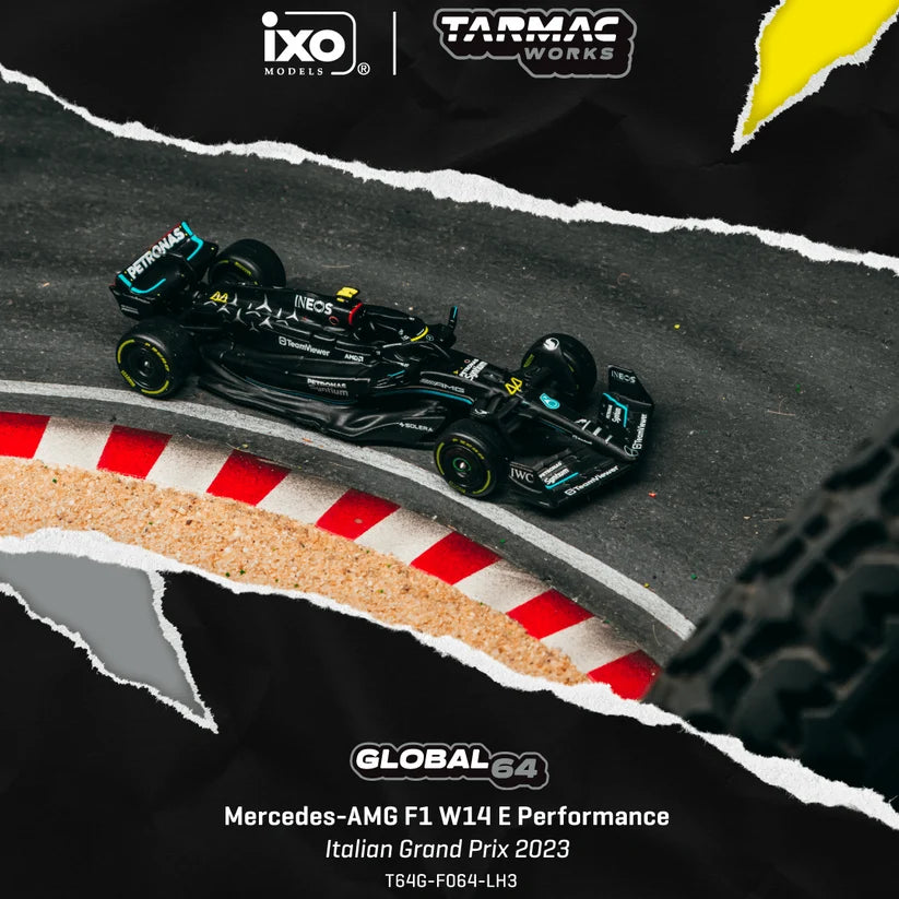 Tarmac Works Mercedes-AMG F1 W14 E Performance Italian Grand Prix 2023 Lewis Hamilton