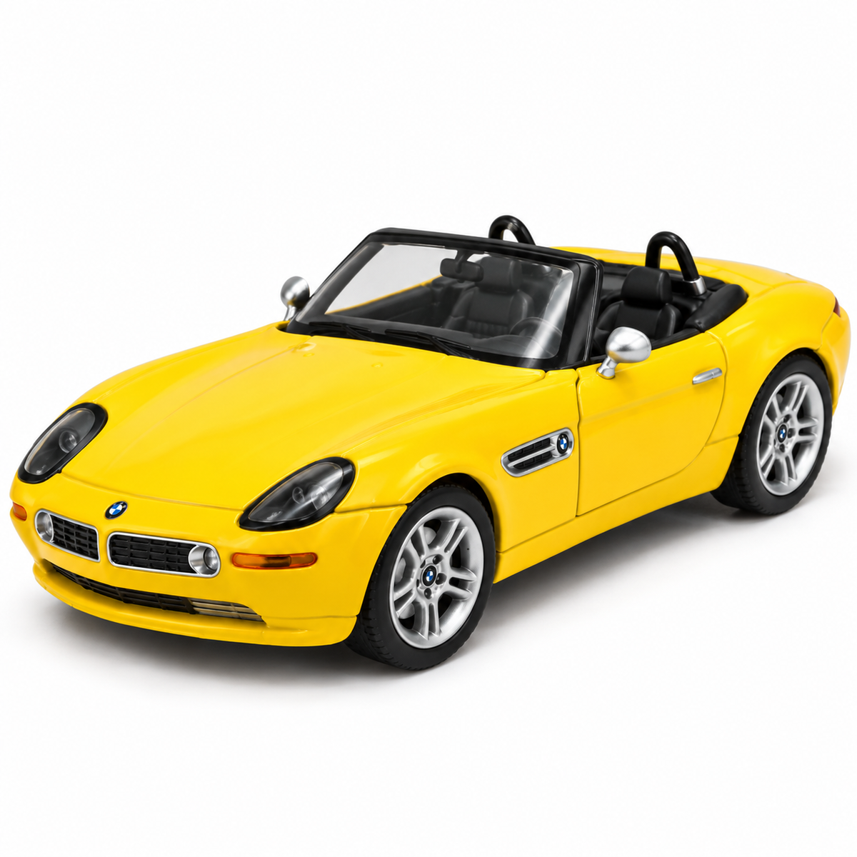 Welly BMW Z8 Roadster Yellow Die-Cast Metal Model Car