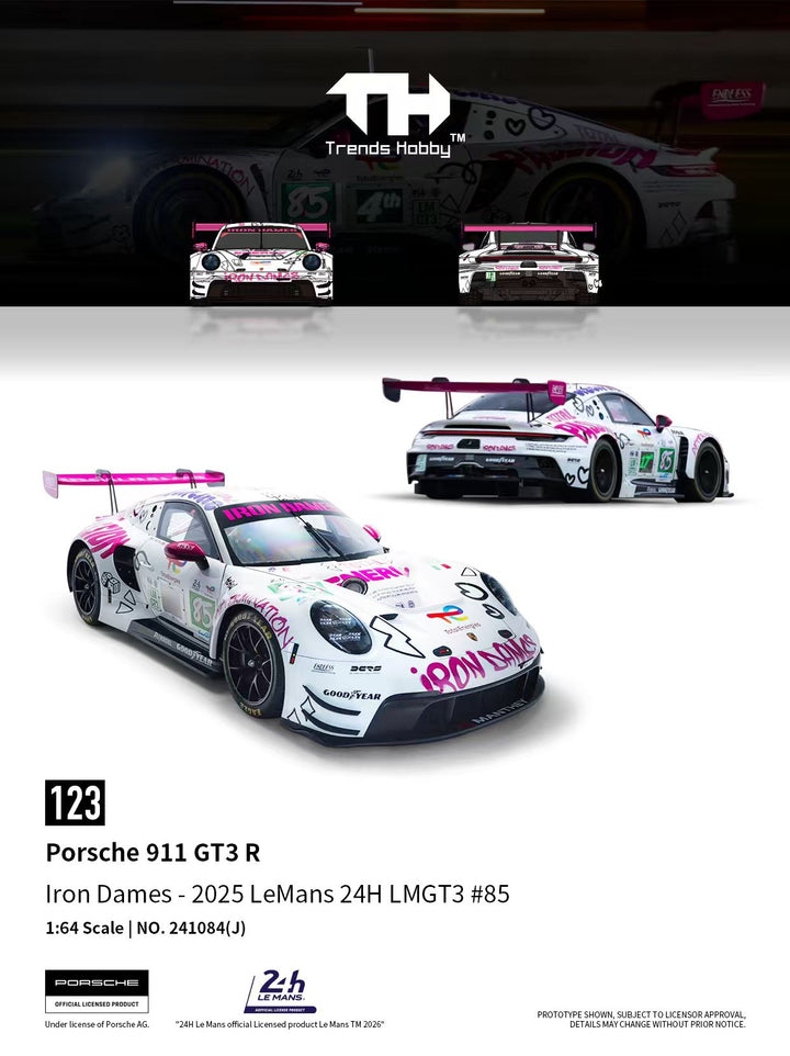 Trends Hobby Porsche 911 GT3 R Iron Dames #85 – 2025 Le Mans 24H LMGT3