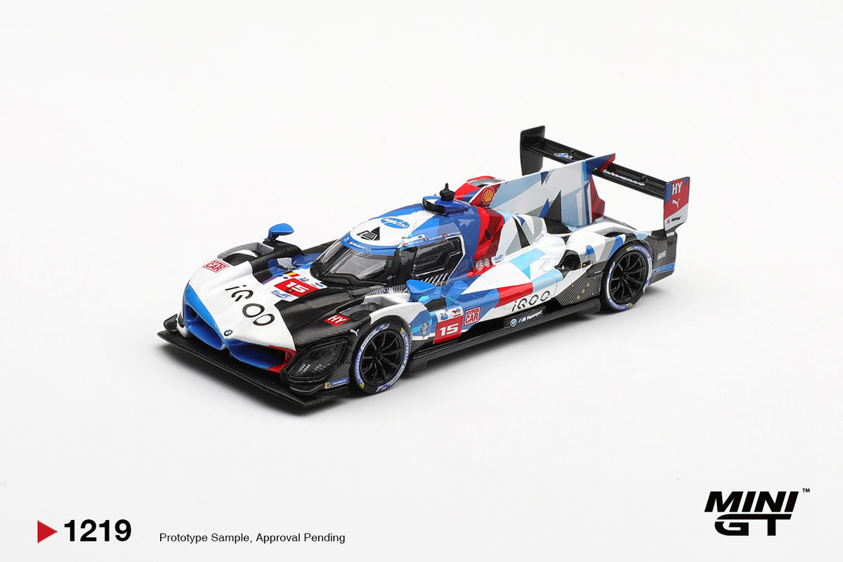 MINI GT 1219 BMW M Hybrid V8 Hypercar #15 BMW M TEAM WRT 2024 Le Mans 24 Hrs