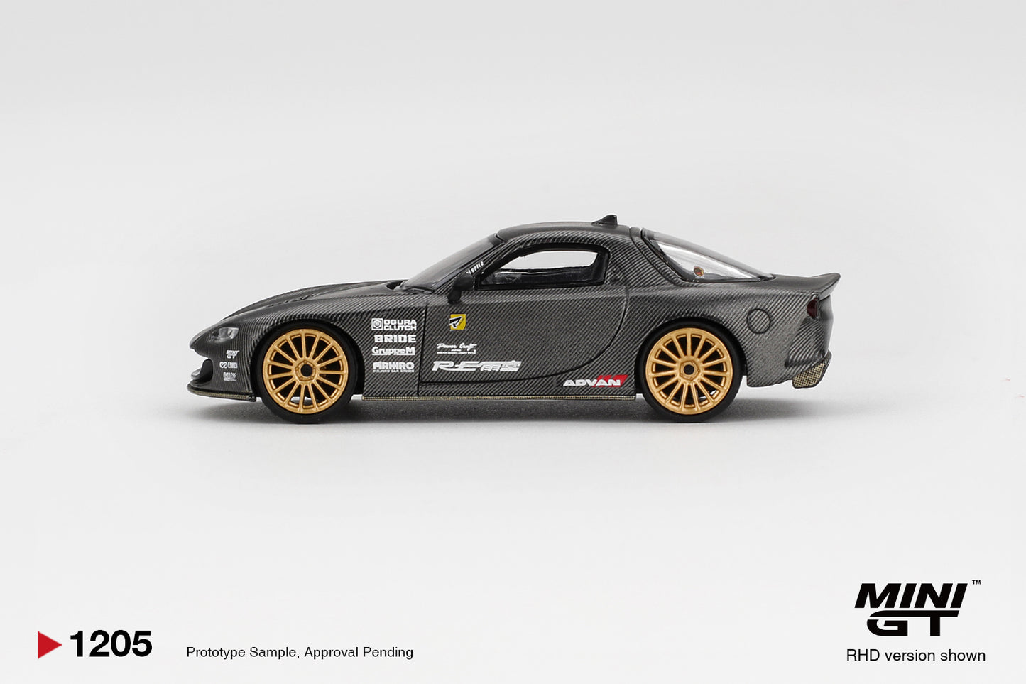 MINI GT 1205 Mazda RX-7 RE-Amemiya Matsukiyo KOKU 3 Rotor NA-7 TAS 2025 Best Tuned Car Award