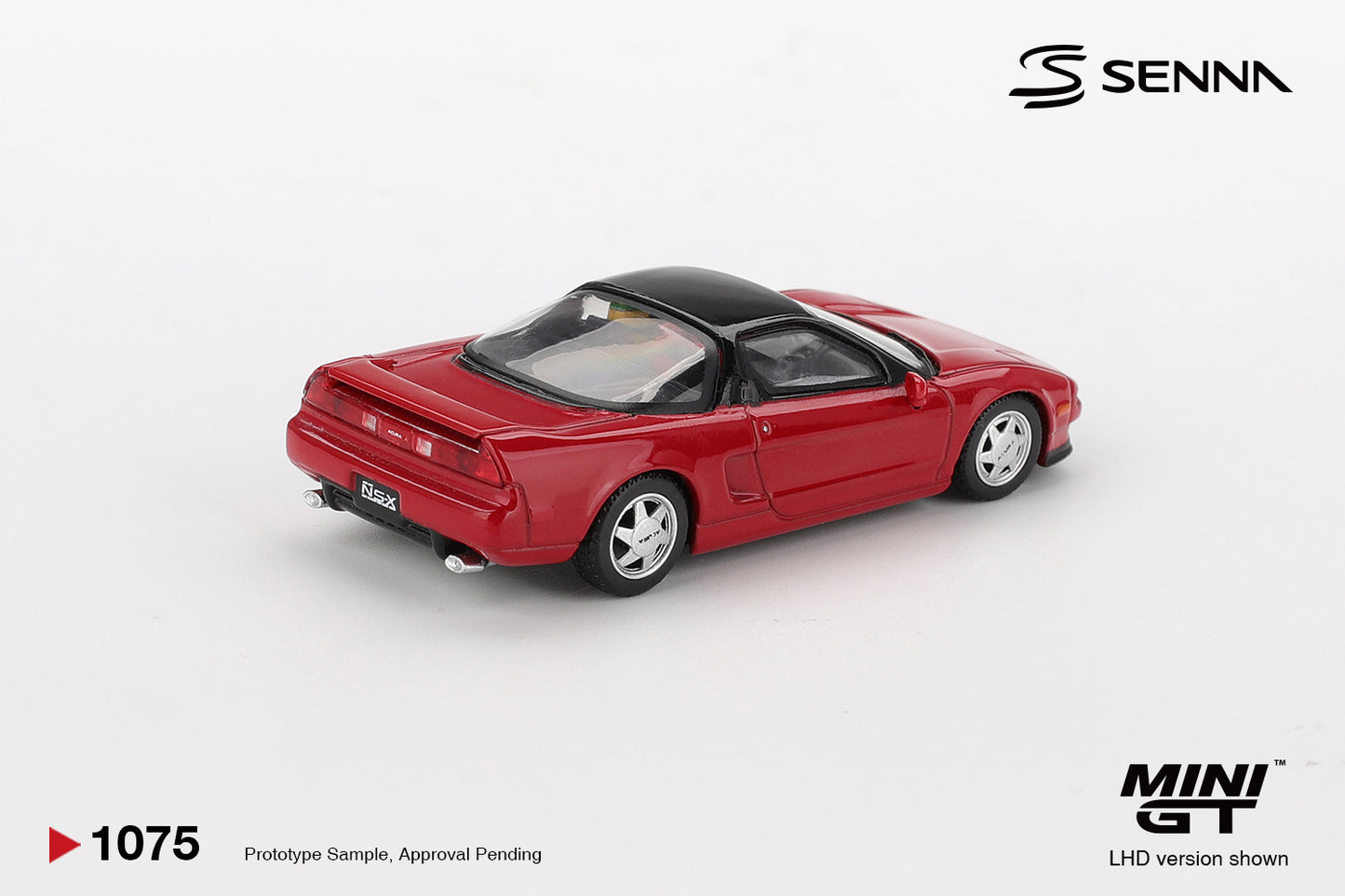 MINI GT 1075 Honda NS-X Prototype Midship Sports 1989 Ayrton Senna w/ Figure