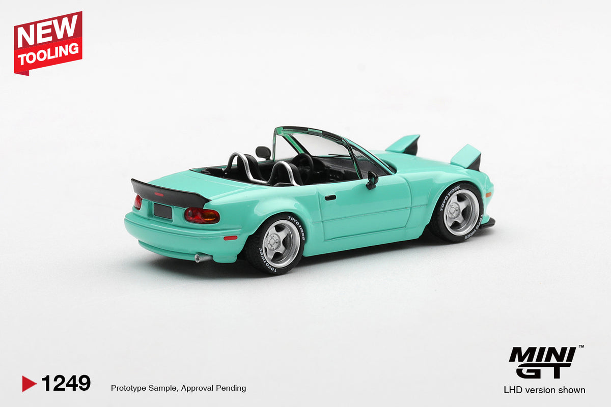 MINI GT 1249 Mazda MX-5 (NA) Pandem Mint Green
