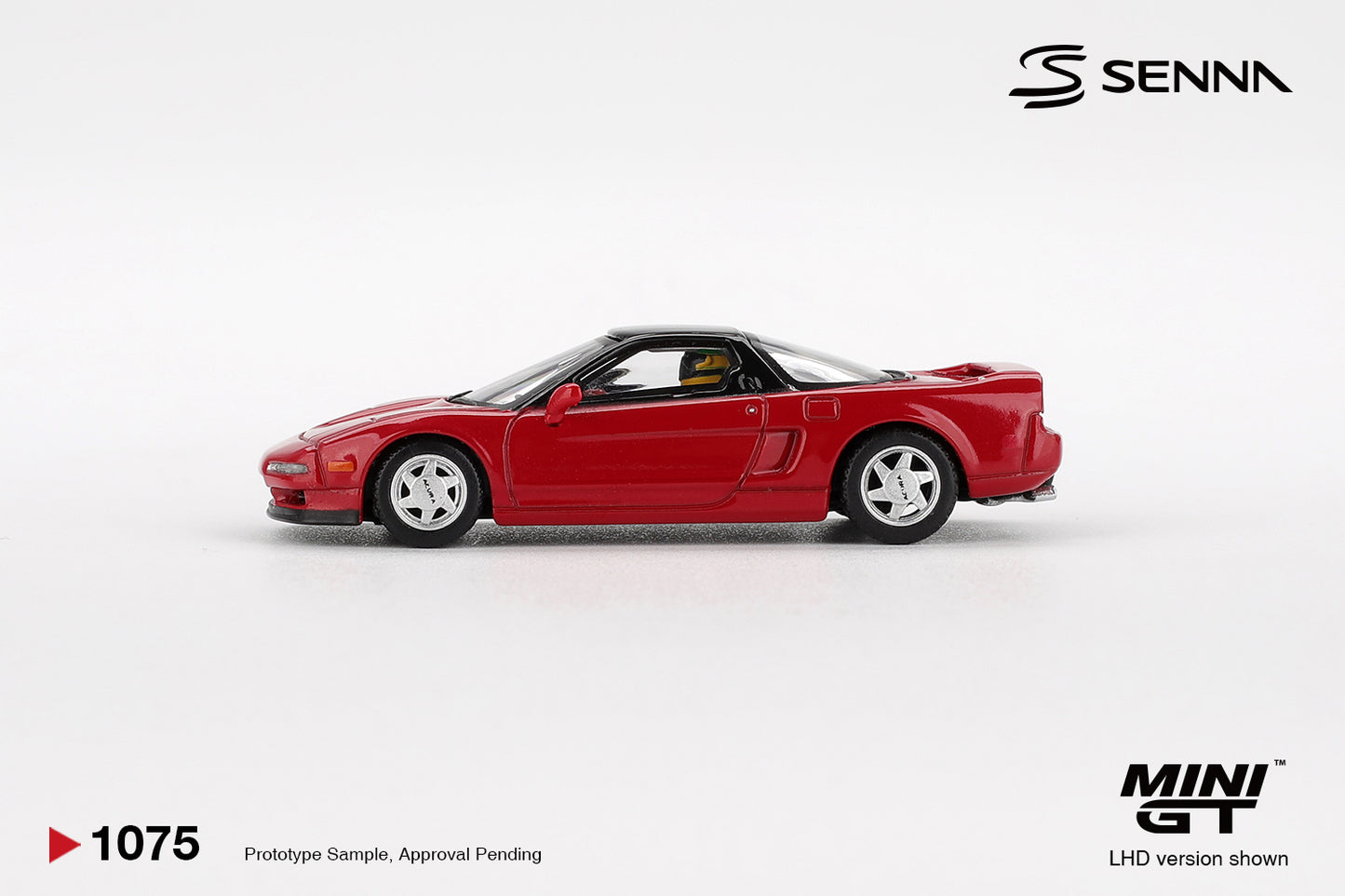 MINI GT 1075 Honda NS-X Prototype Midship Sports 1989 Ayrton Senna w/ Figure