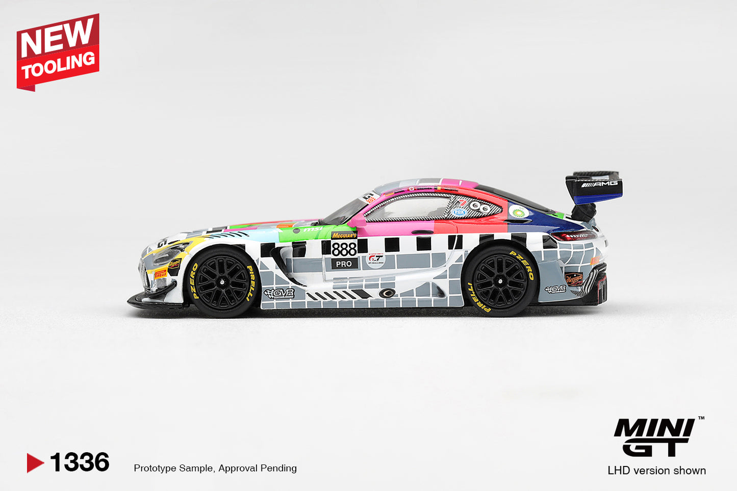 *PRE-ORDER* MINI GT 1336 Mercedes AMG GT3 #888 GVR Motorsport