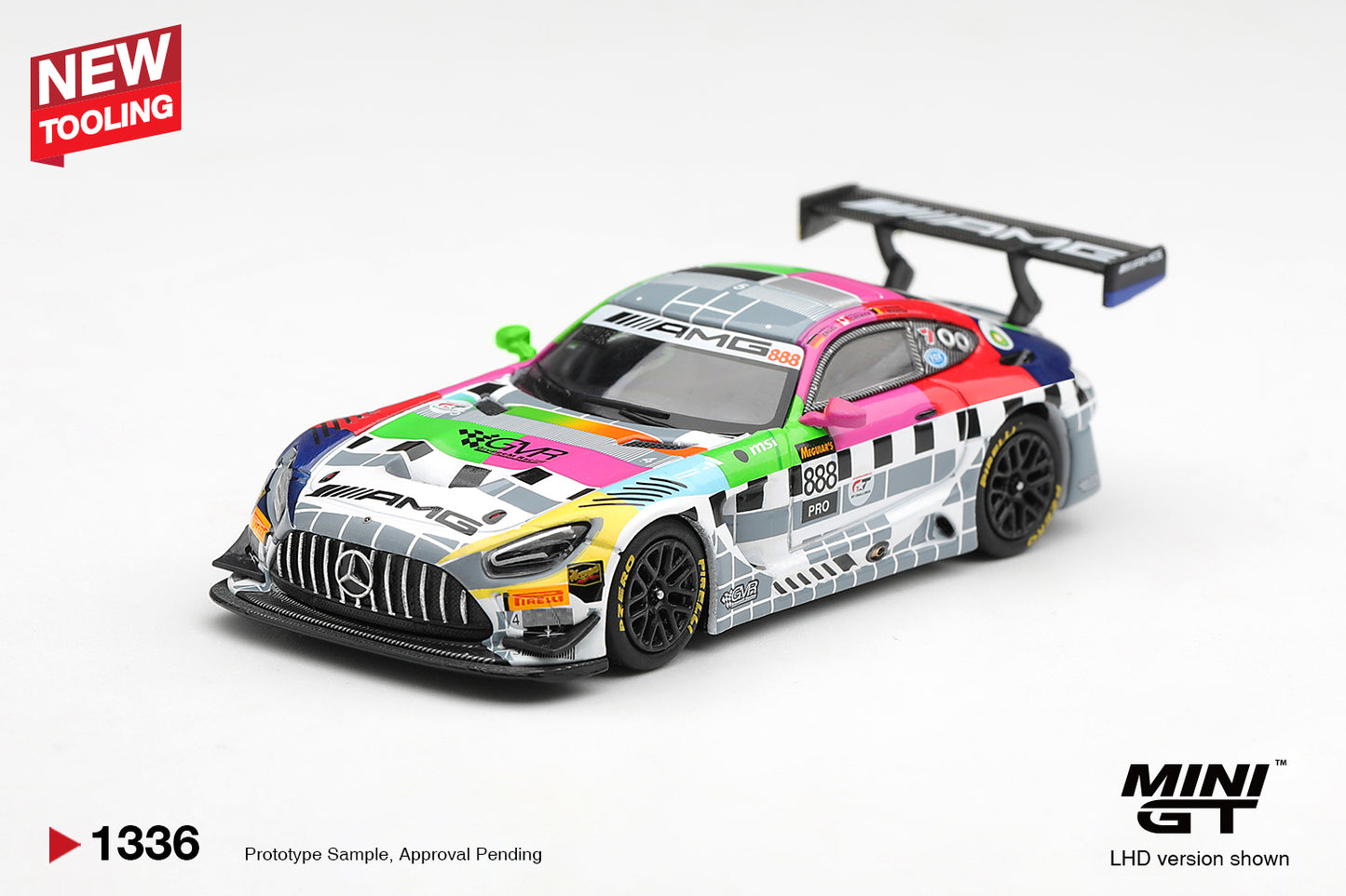 *PRE-ORDER* MINI GT 1336 Mercedes AMG GT3 #888 GVR Motorsport