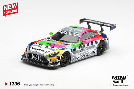 *PRE ORDER* BLISTER MINI GT 1336 Mercedes AMG GT3 #888 GVR Motorsport