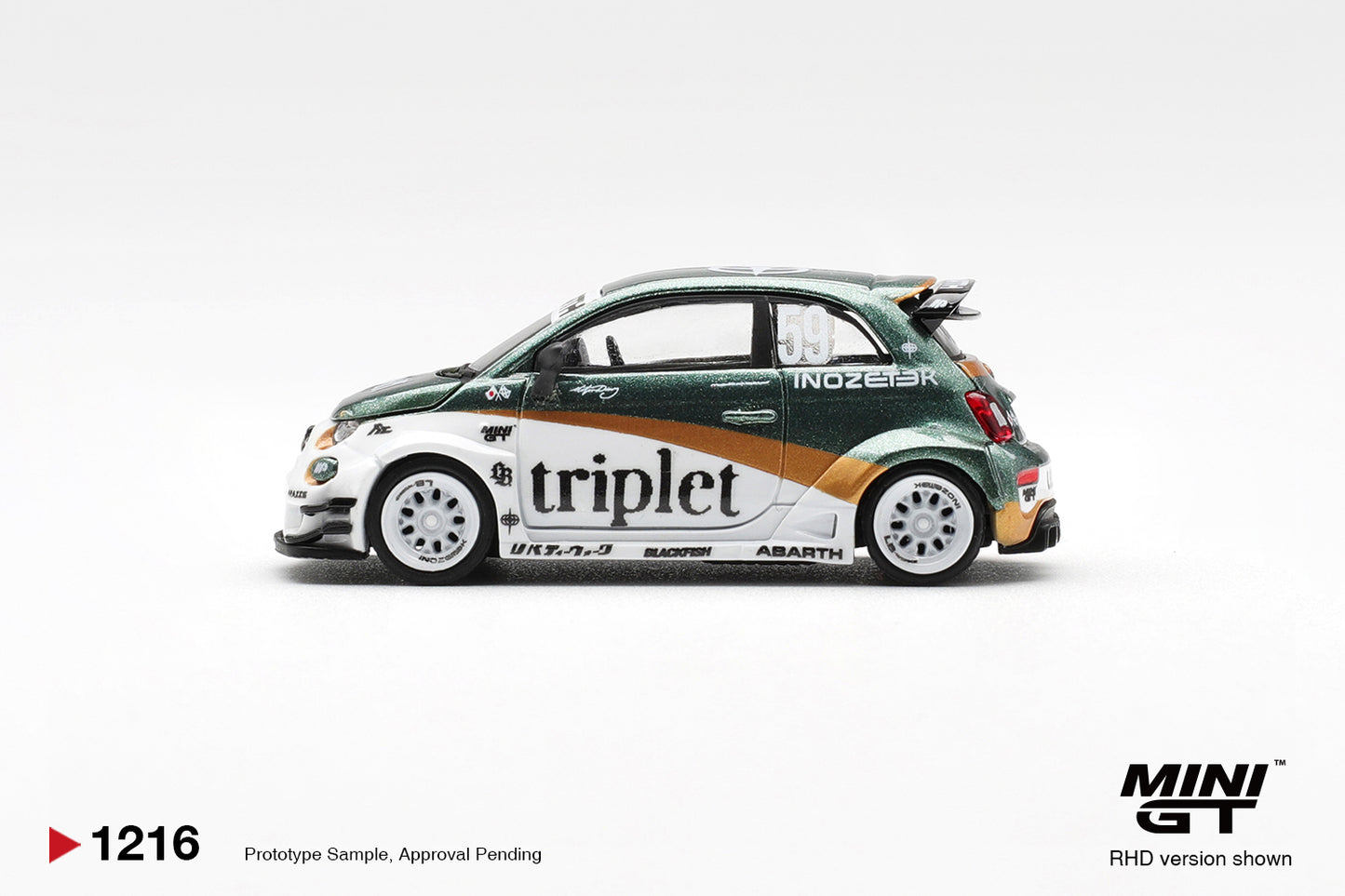 MINI GT 1216 Abarth 595 LB-WORKS TY Edition