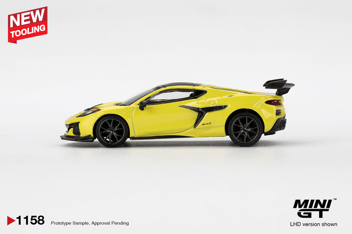 MINI GT 1249 Chevrolet Corvette ZR1 Accelerate Yellow
