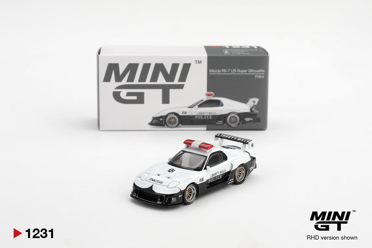 MINI GT 1231 MAZDA RX-7 LB-Super Silhouette Police